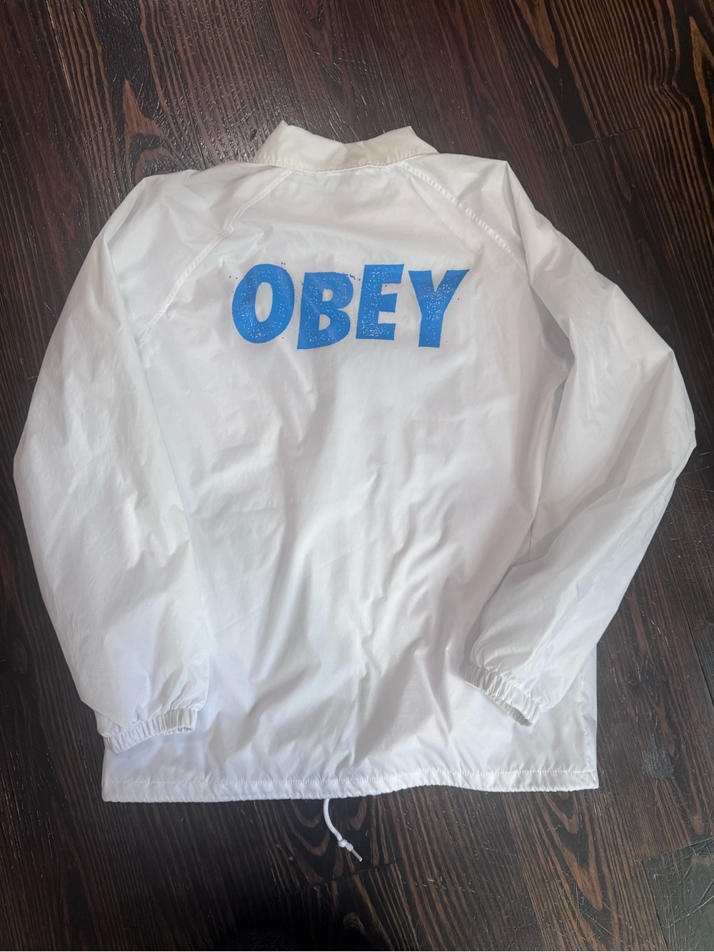 Obey White Jacket Windbreaker